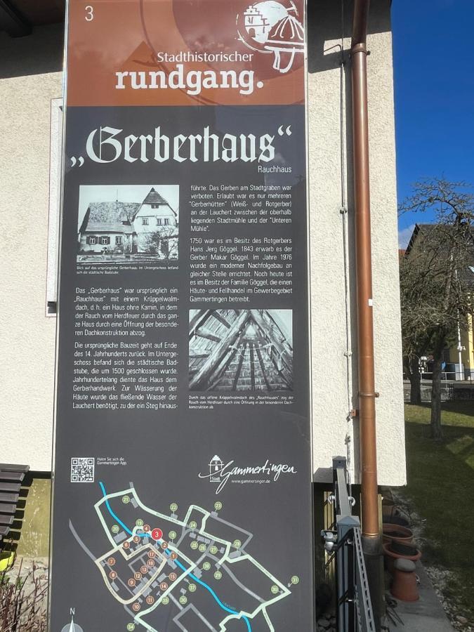 Ferienwohnung Im Gerberhaus Gammertingen Bagian luar foto